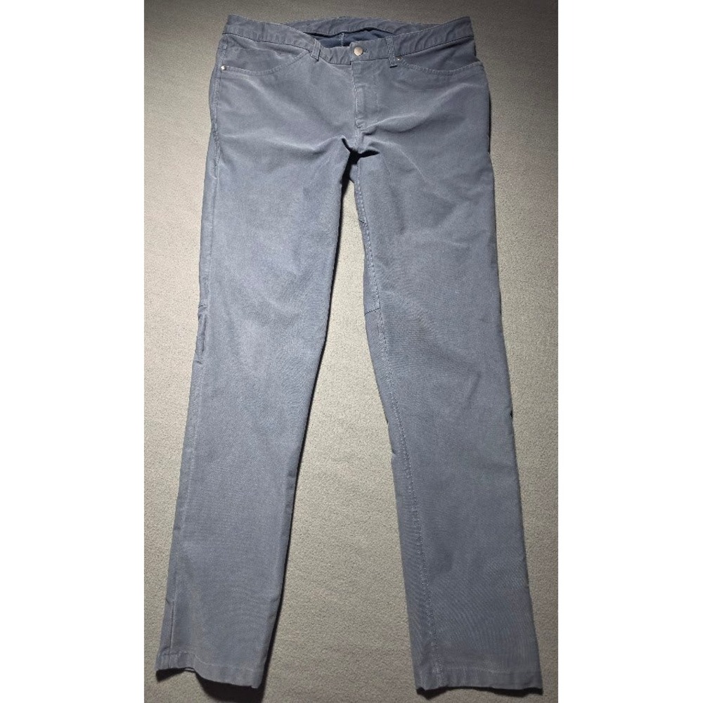 Lululemon ABC Pants Mens 36x32 Blue Slim Straight Utilitech Five Pocket Chino